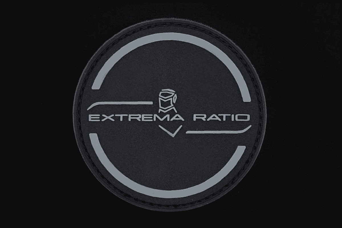 Extrema Ratio Patch TPR (Color: Black/Silver)