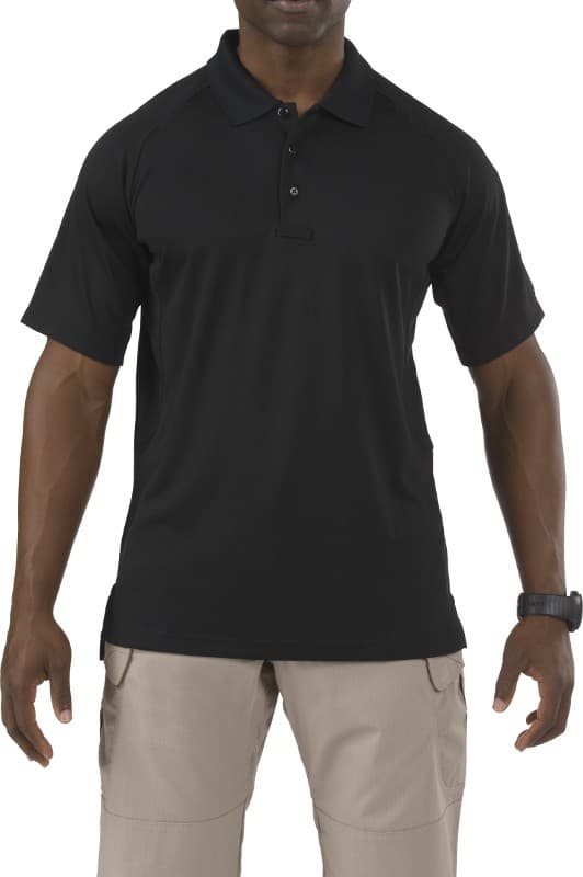 5.11 Tactical Performance Polo (Color: Black, Size: 2XL)