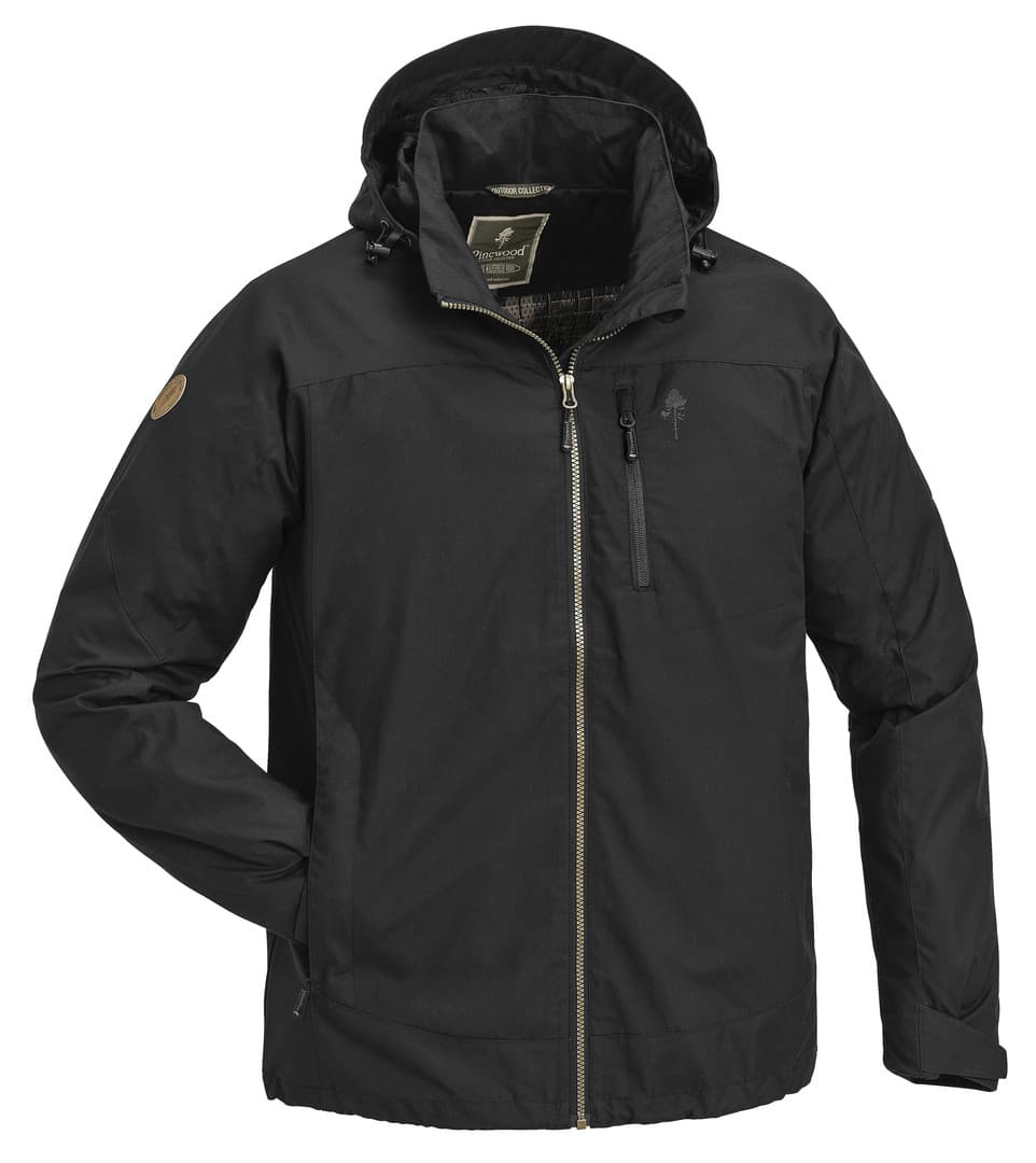 Pinewood Jacket Caribou TC (Color: Black, Size: M)