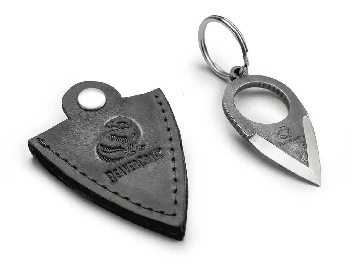 BeaverCraft PK1 Small Keychain Knife