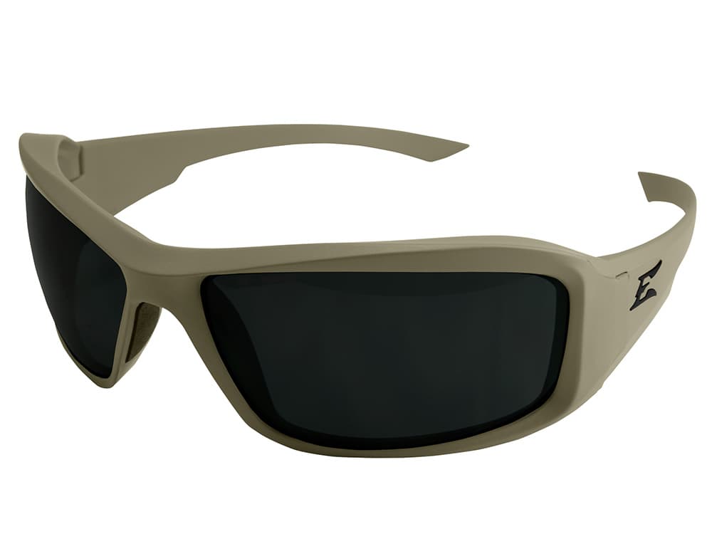 Edge Hamel Ranger Green Thin Temple Gray Frame /Polarized Smoke Lens