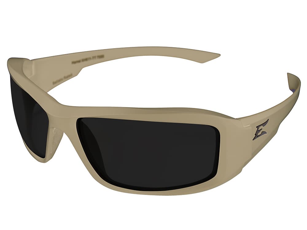 Edge Hamel Sand Thin Temple Matte Sand Frame /Polarized Smoke Lens