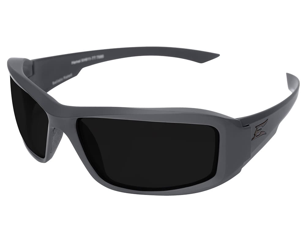 Edge Hamel Gray Wolf Thin Temple Gray Frame / Polarized Smoke Lens