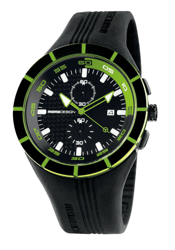 MomoDesign Highway Svart/Grön 46mm