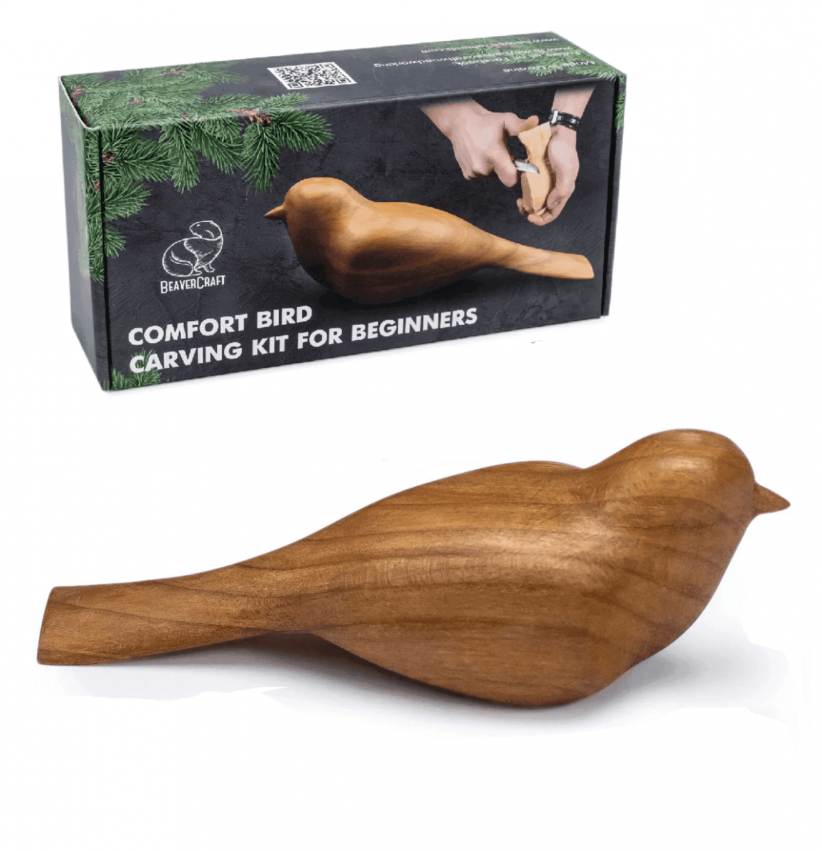 BeaverCraft DIY01 Woodcarving Set With Palm Chisels