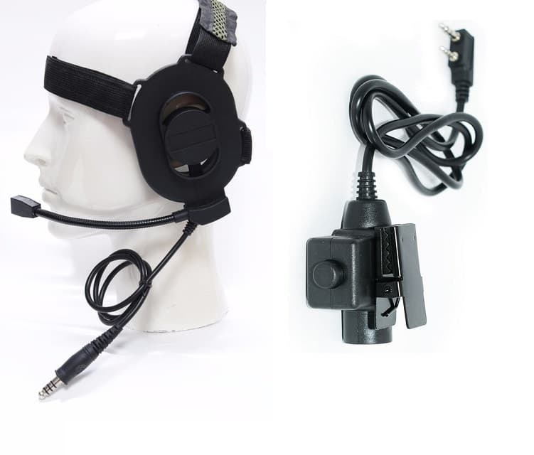 Protec Tactical Headset PTT - K-Kontakt