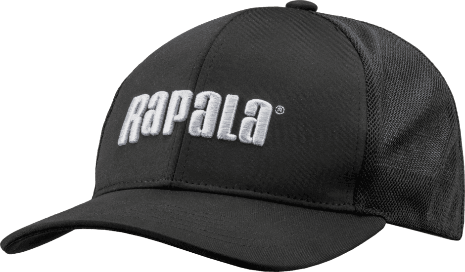Rapala Cap Black Mesh Snapback