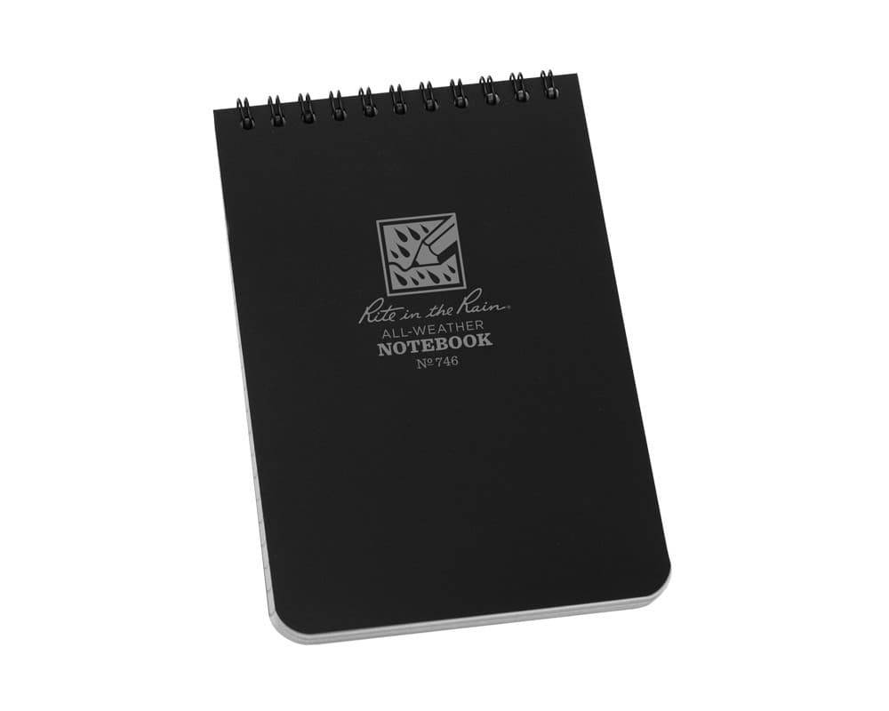 Rite In The Rain Notebook, 10x15cm - Svart