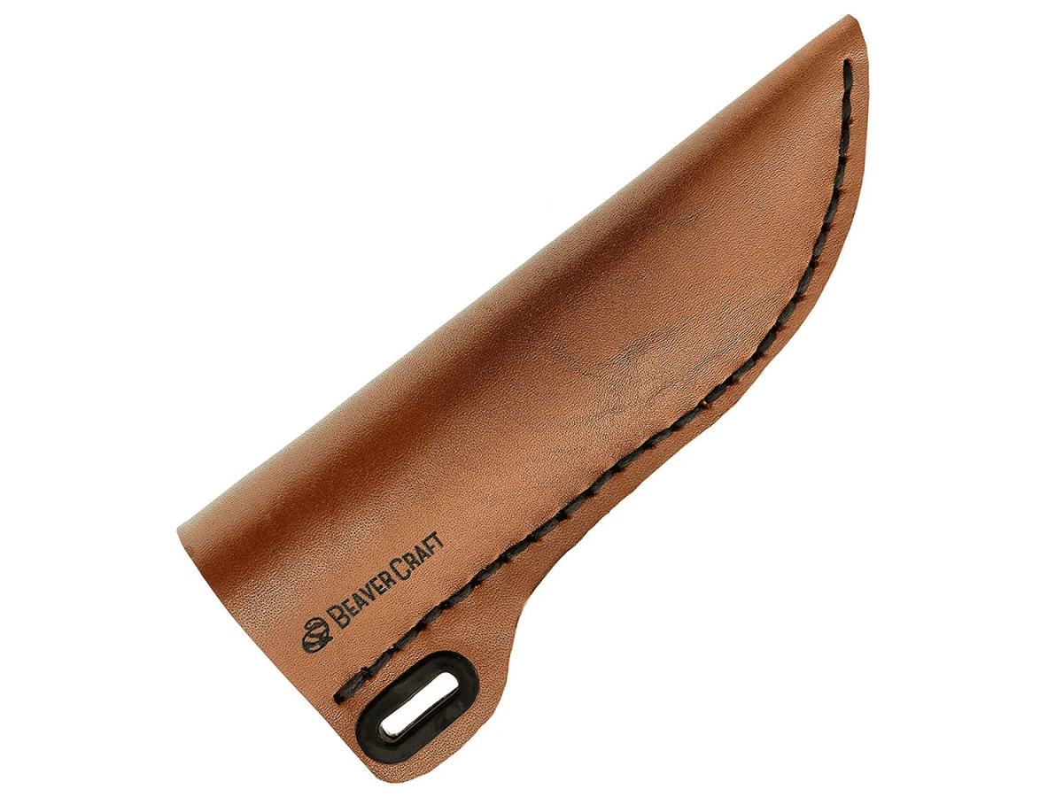 BeaverCraft SH1 Leather Sheath for Carving Knife