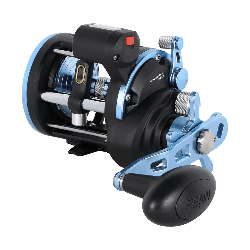 PENN Seafishing Reel Warfare II Level Wind Left Hand With Line Counter (Model: WARII30LWLCLH)