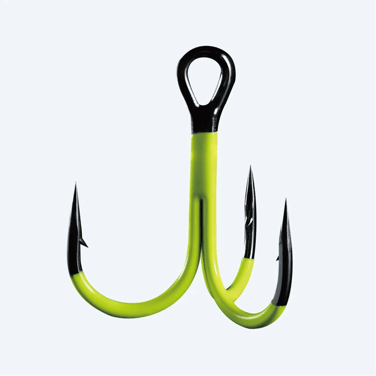 BKK SPEAR-21 UVC Treble Hook Chartreuse (Size: #8 7 Pcs)