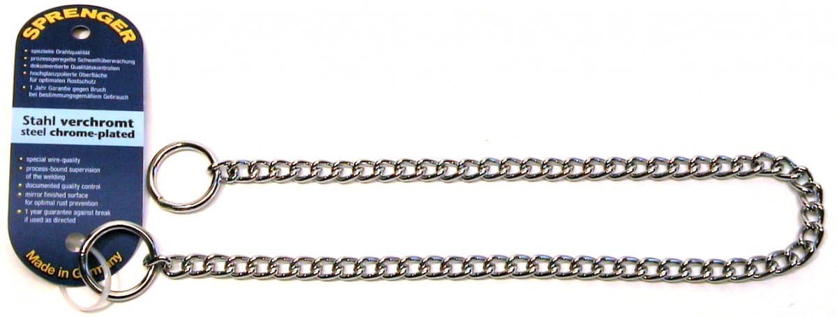 Sprenger Choker Necklace Twisted 2.5mm Crome (Length: 35cm)