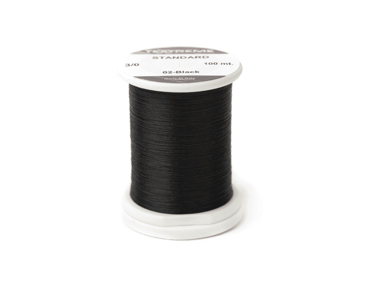 Textreme Flytying Thread Standard 3/0 Black