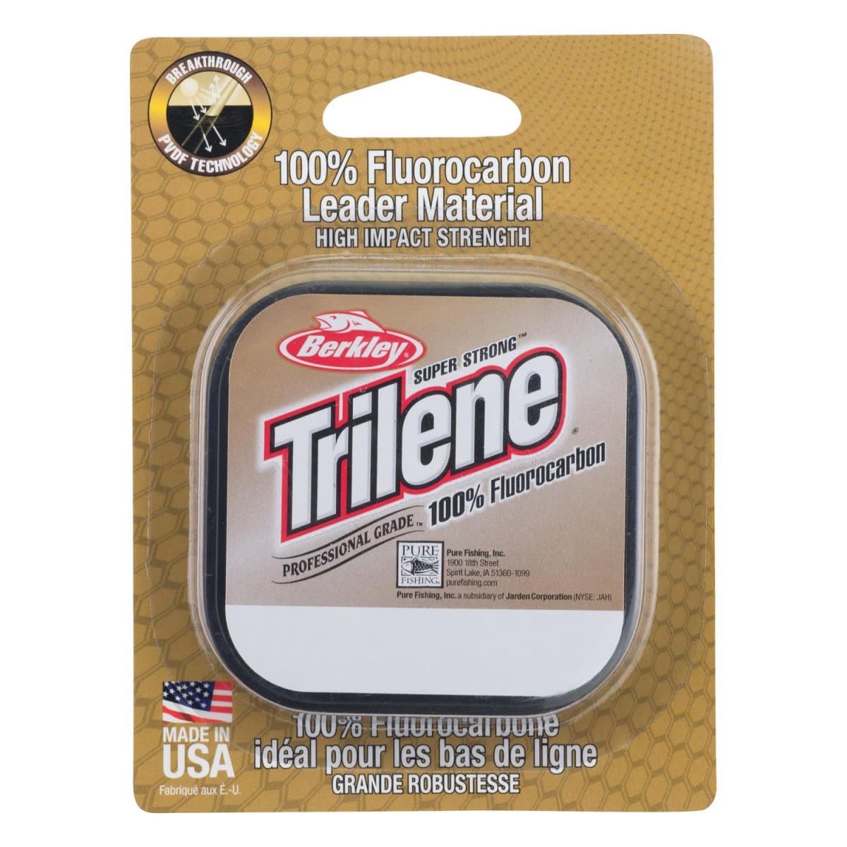 Berkley Trilene 100% Fluorocarbon Leader 50m (Diameter & Breaking Strenght: 0,20mm / 2,8kg)