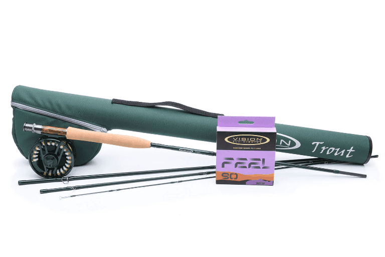 Vision Trout Flyfishing Outfit 9´ #5 4-pcs