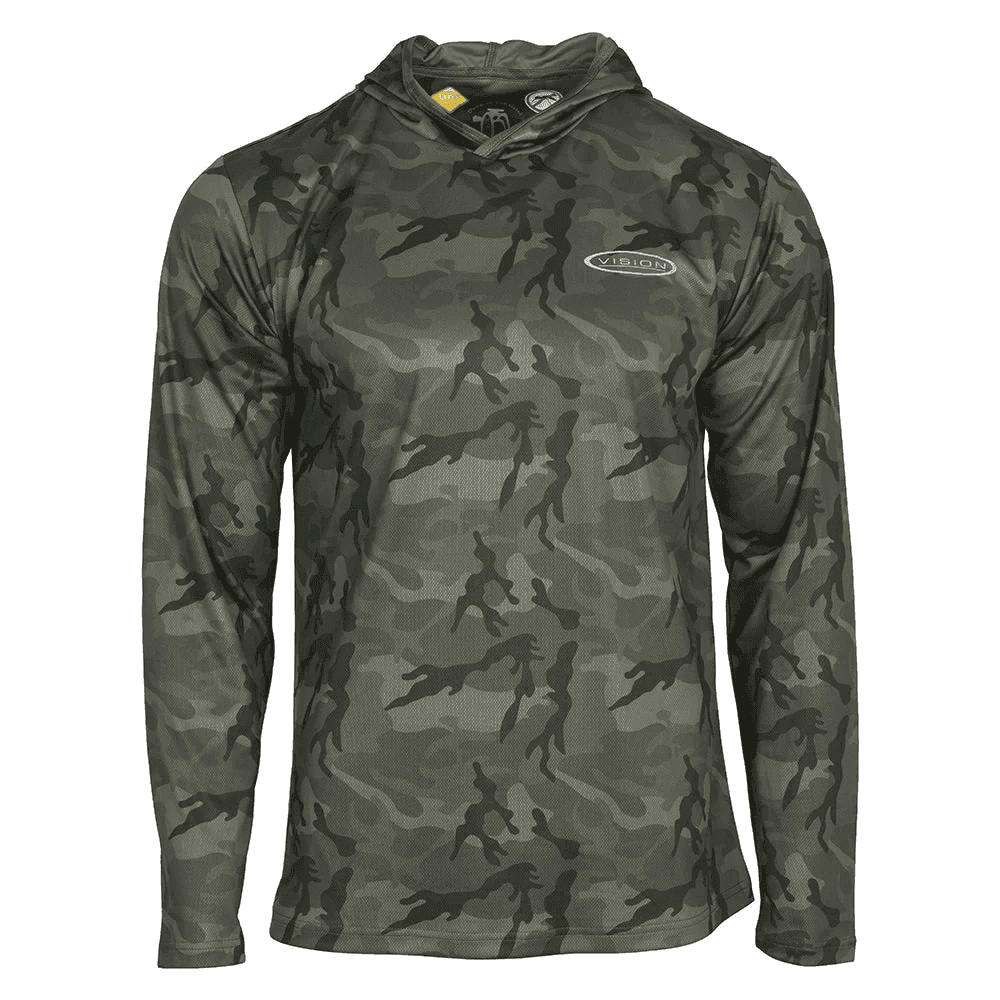 Vision Bamboo Bug & UV Hoodie Camo (Size: 2XL)