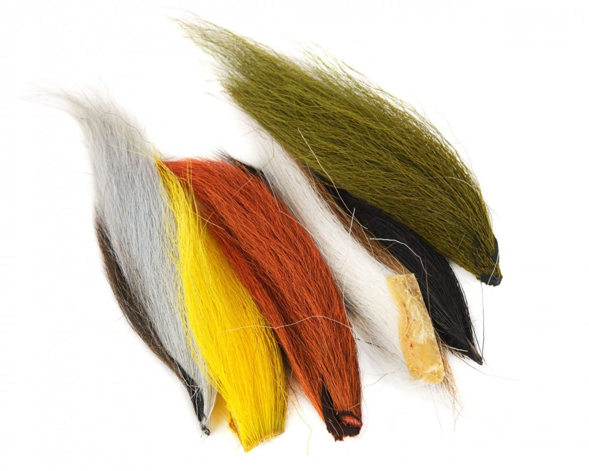 Fly-Dressing Bucktail Assortment 6 Regular Colors