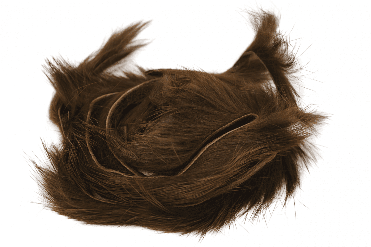 Fly-Dressing Rabbit Zonker Stripes (Color: Natural Brown)