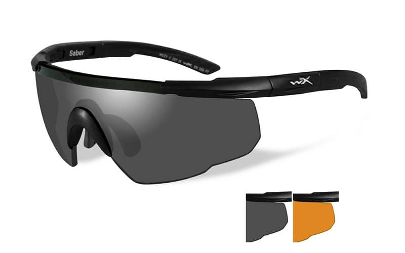 WileyX SABER ADV Smoke/Light Rust Matte Black Frame