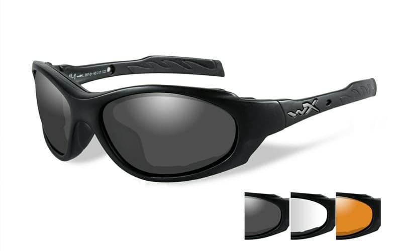 WileyX XL-1 ADV Smoke/Clear/Light Rust Matte Black Frame Kit