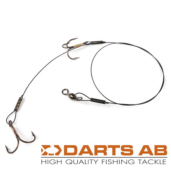 Darts Wire With Trebles (Wire & Hook Size: X-Small 15LB 6&8)