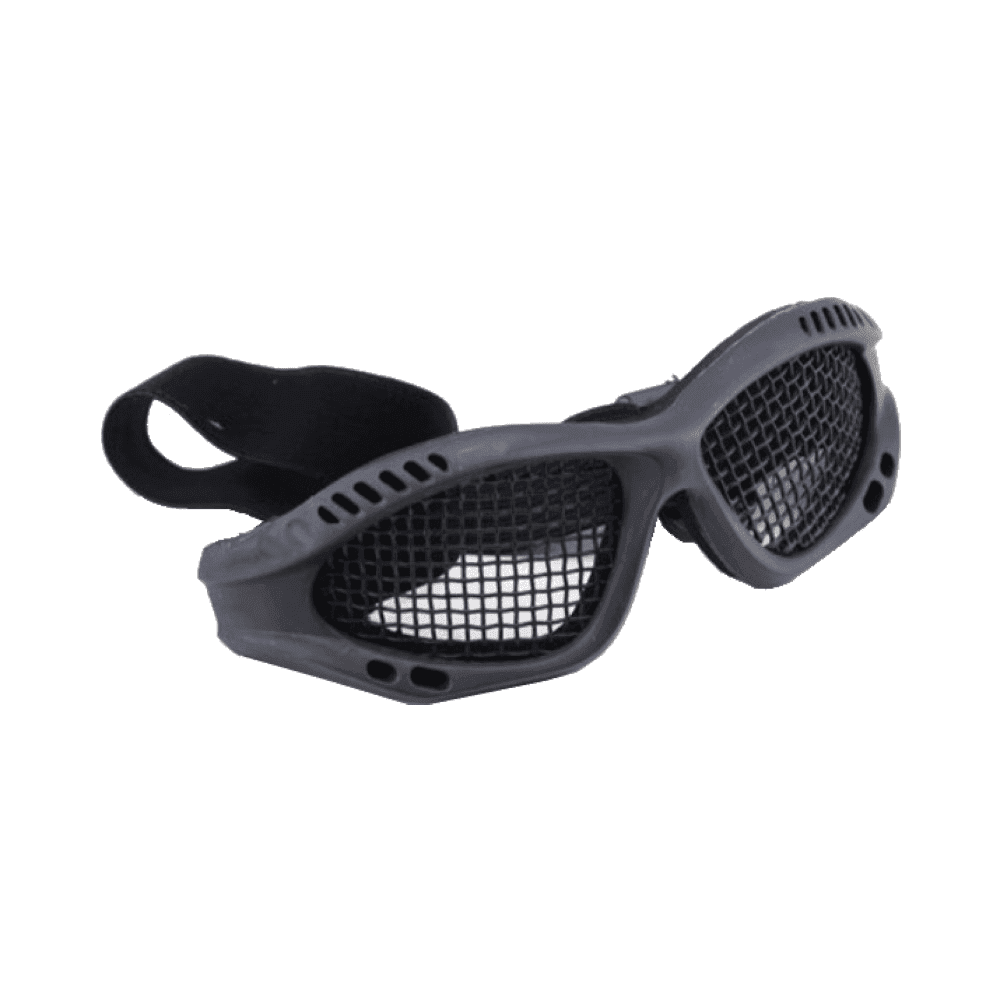 WoSport Steel Mesh Glasses 2.0 - Black