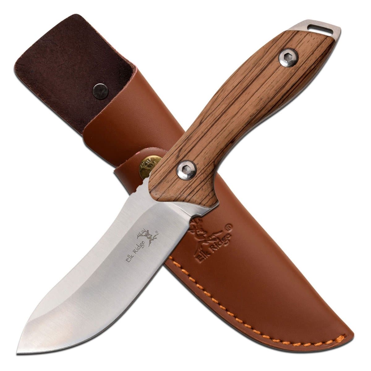Elk Ridge Zebra Wood Hunting Knife