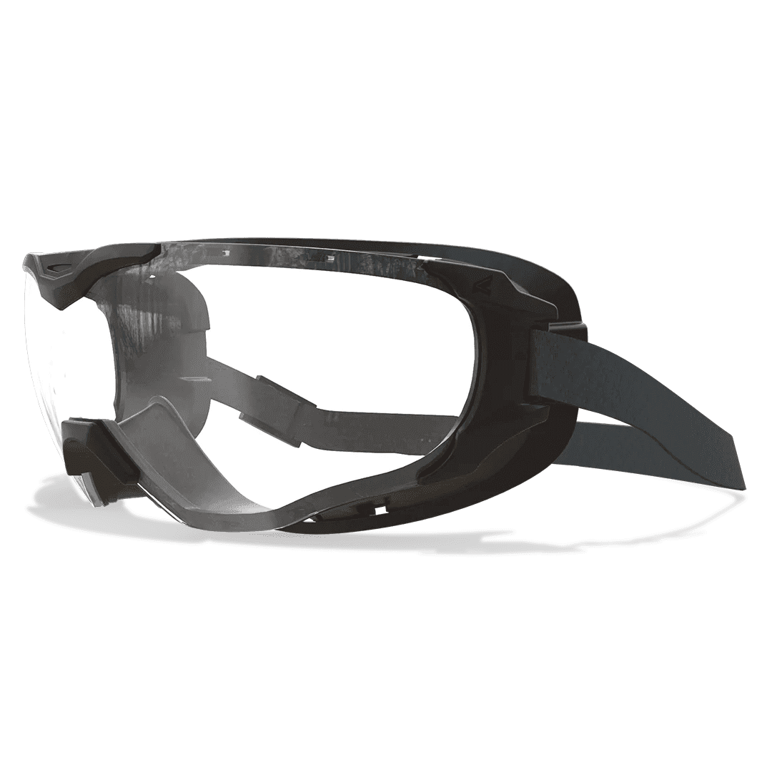Edge Super 64 - Black Frame / Clear Vapor Shield Lens / TPR Gasket