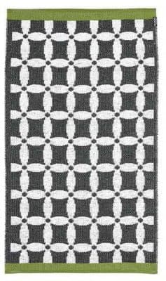 Plastmatter - Horredsmattan Black & White Tyr (Størrelse: 80 x 350 cm)