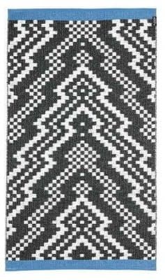 Plastmatter - Horredsmattan Black & White Gorm (Størrelse: 150 x 210 cm)
