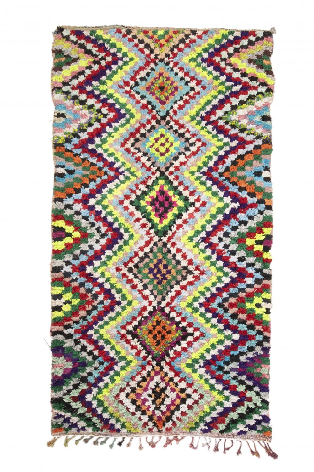 Marokkansk Boucherouite-teppe 315 x 170 cm