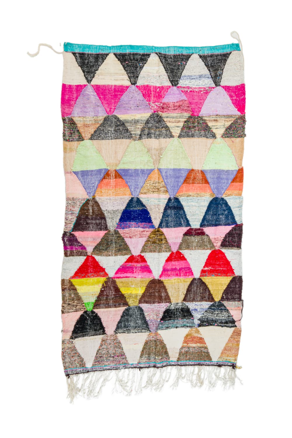 Marokkansk Boucherouite-teppe 145 x 270 cm (Størrelse: 145 x 270 cm)