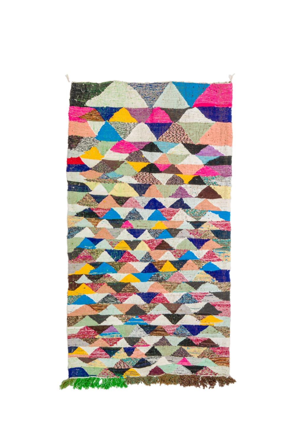 Marokkansk Boucherouite-teppe 125 x 225 cm (Størrelse: 125 x 225 cm)