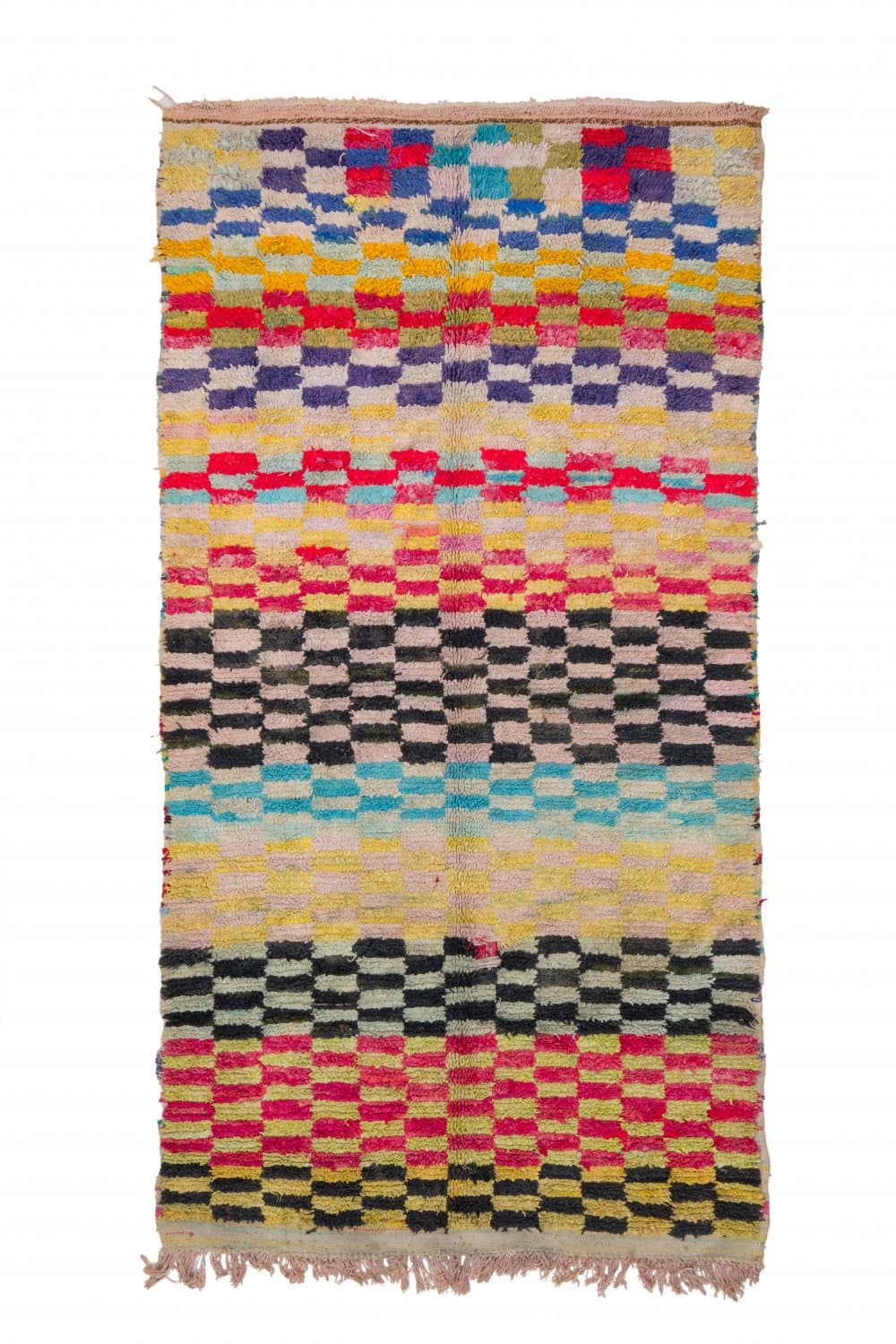 Marokkansk Boucherouite-teppe 320 x 160 cm (Størrelse: 320 x 160 cm)
