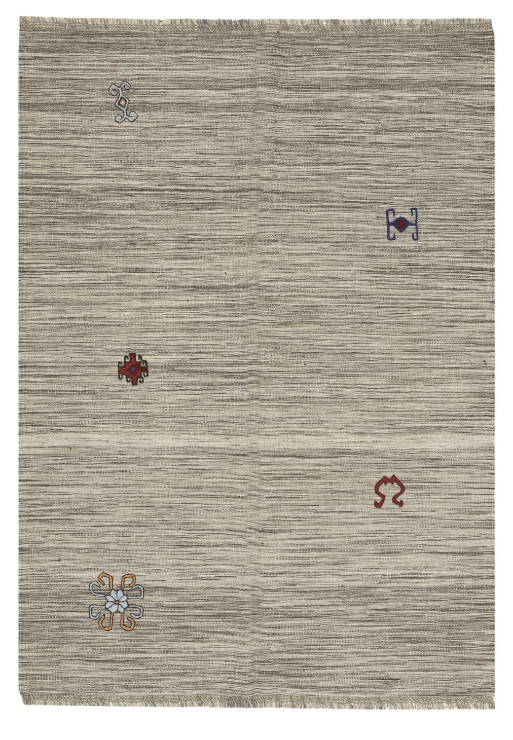 Orientalsk Teppe - Modern Kelim Hand Woven - 157 x 227 cm (Størrelse: 157 x 227 cm)