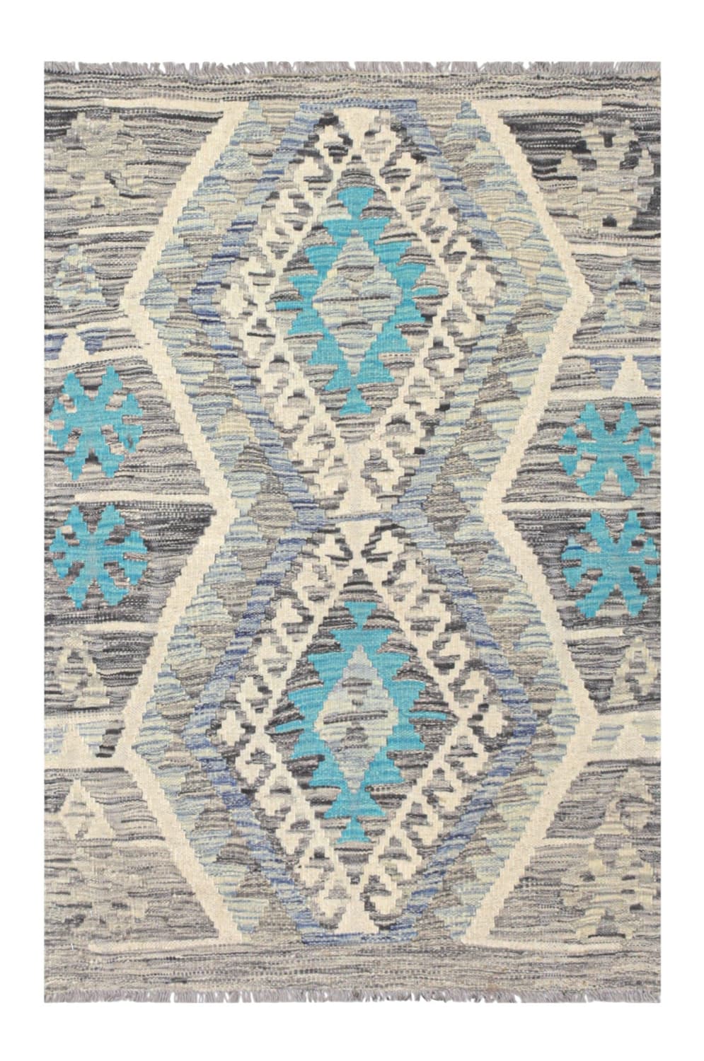 Orientalsk Teppe - Vegi Kelim Hand Woven - 86 x 123 cm (Størrelse: 86 x 123 cm)