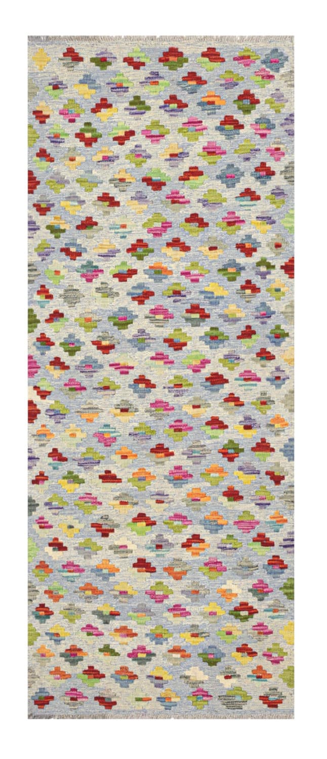 Orientalsk Teppe - Vegi Kelim Hand Woven - 77 x 197 cm (Størrelse: 77 x 197 cm)