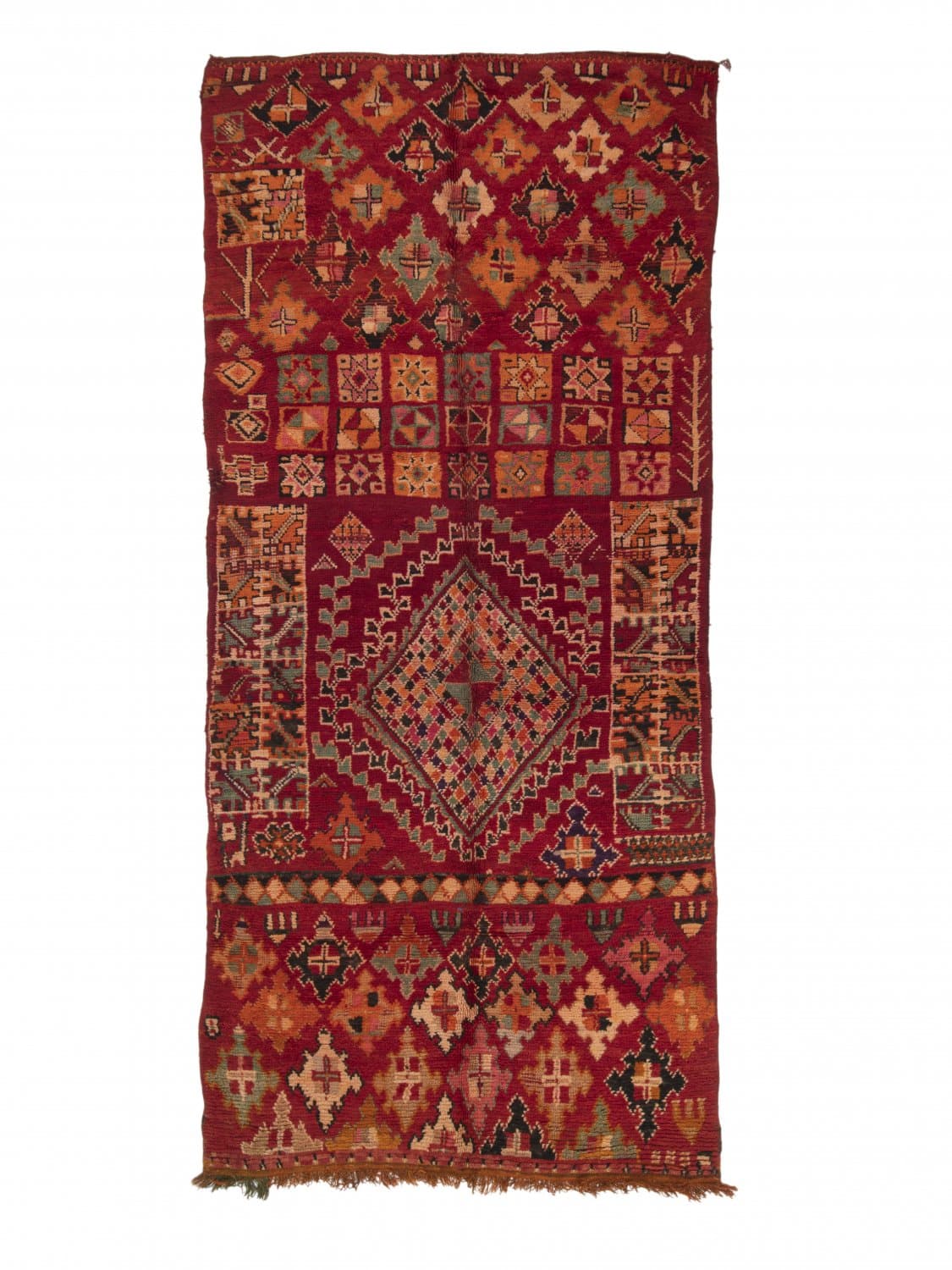 Kelim-teppe Marokkansk Azilal Special Edition 360 x 160 cm (Størrelse: 360 x 160 cm)