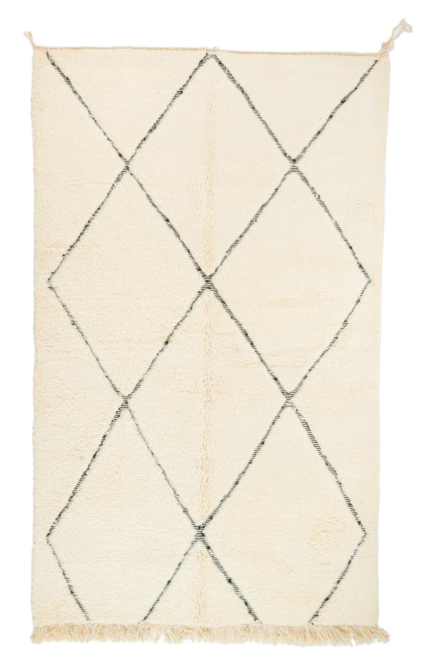 Kelim-teppe Marokkansk Beni Ourain 155 x 265 cm (Størrelse: 155 x 265 cm)