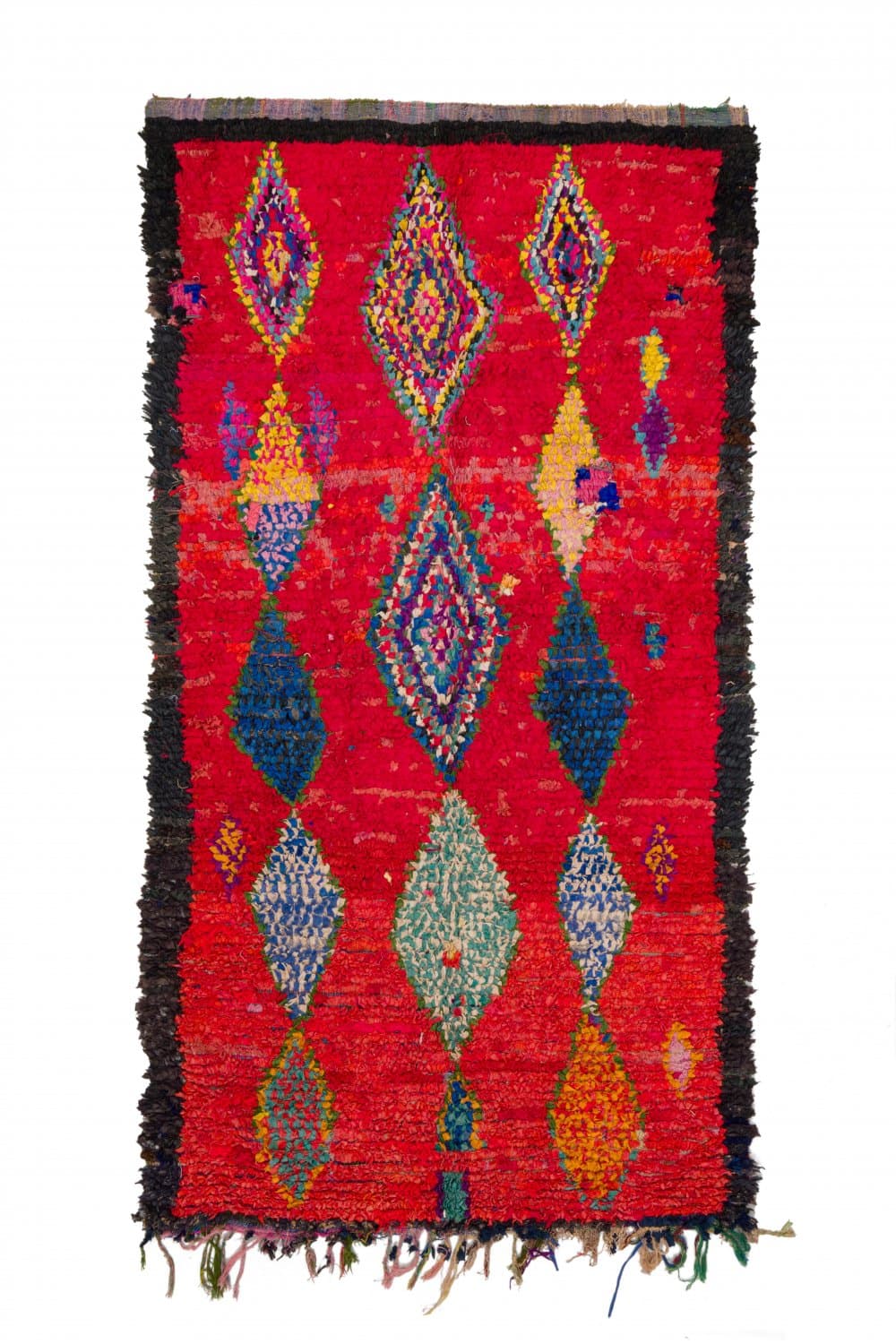 Marokkansk Boucherouite-teppe 290 x 150 cm (Størrelse: 290 x 150 cm)