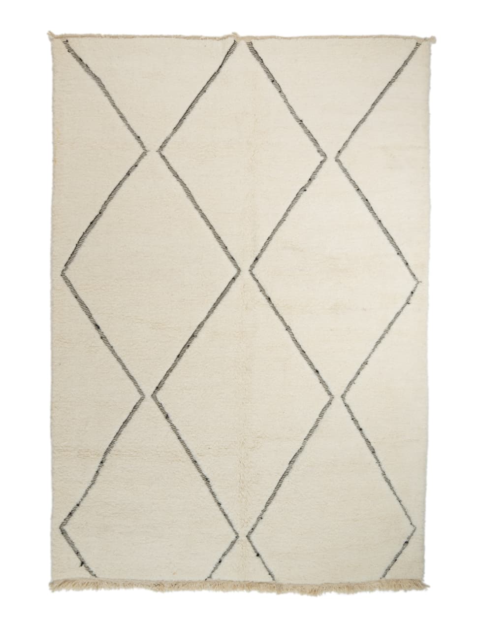 Kelim-teppe Marokkansk Beni Ourain 205 x 295 cm (Størrelse: 205 x 295 cm)
