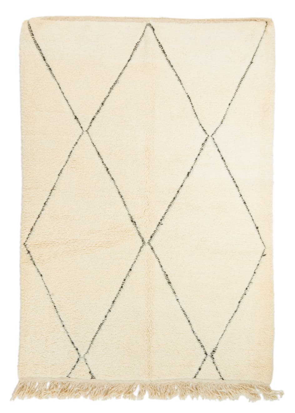 Kelim-teppe Marokkansk Beni Ourain 155 x 250 cm (Størrelse: 155 x 250 cm)
