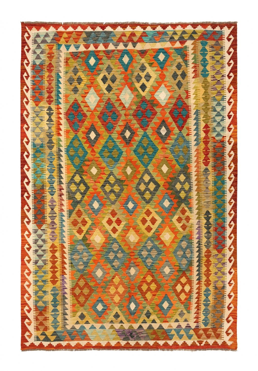 Orientalsk kelimteppe 302 x 201 cm (Størrelse: 302 x 201 cm)