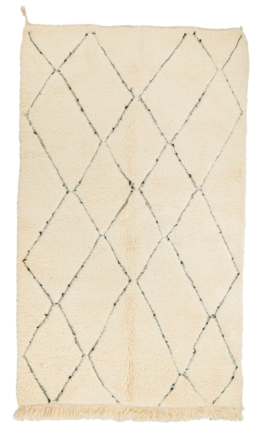 Kelim-teppe Marokkansk Beni Ourain 155 x 255 cm (Størrelse: 155 x 255 cm)