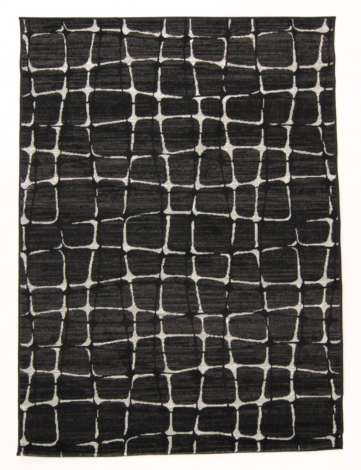 Wilton-teppe - Florence Cross (sort) (Størrelse: 200 x 290 cm)
