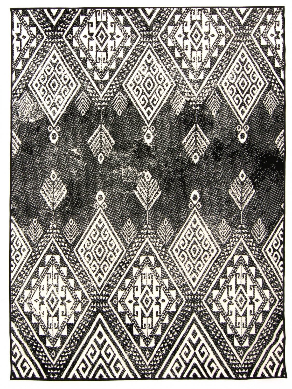 Wilton-teppe - Florence York (sort) (Størrelse: 200 x 290 cm)