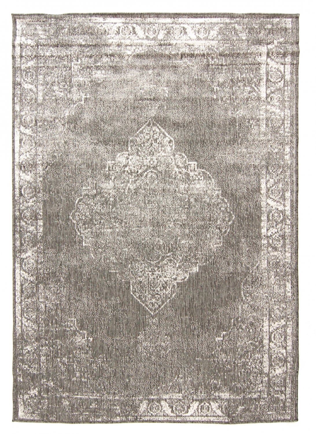 Innendørs/Utendørs tepper - Brussels Weave (grå) (Størrelse: 200 x 290 cm)