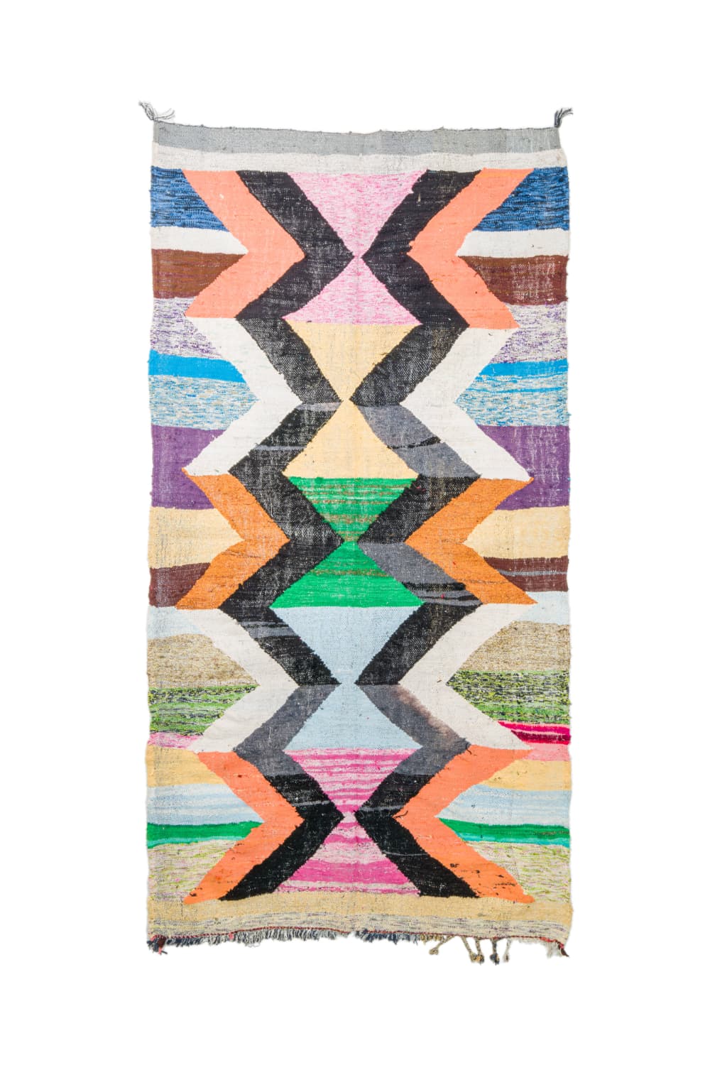Marokkansk Boucherouite-teppe 155 x 295 cm (Størrelse: 155 x 295 cm)