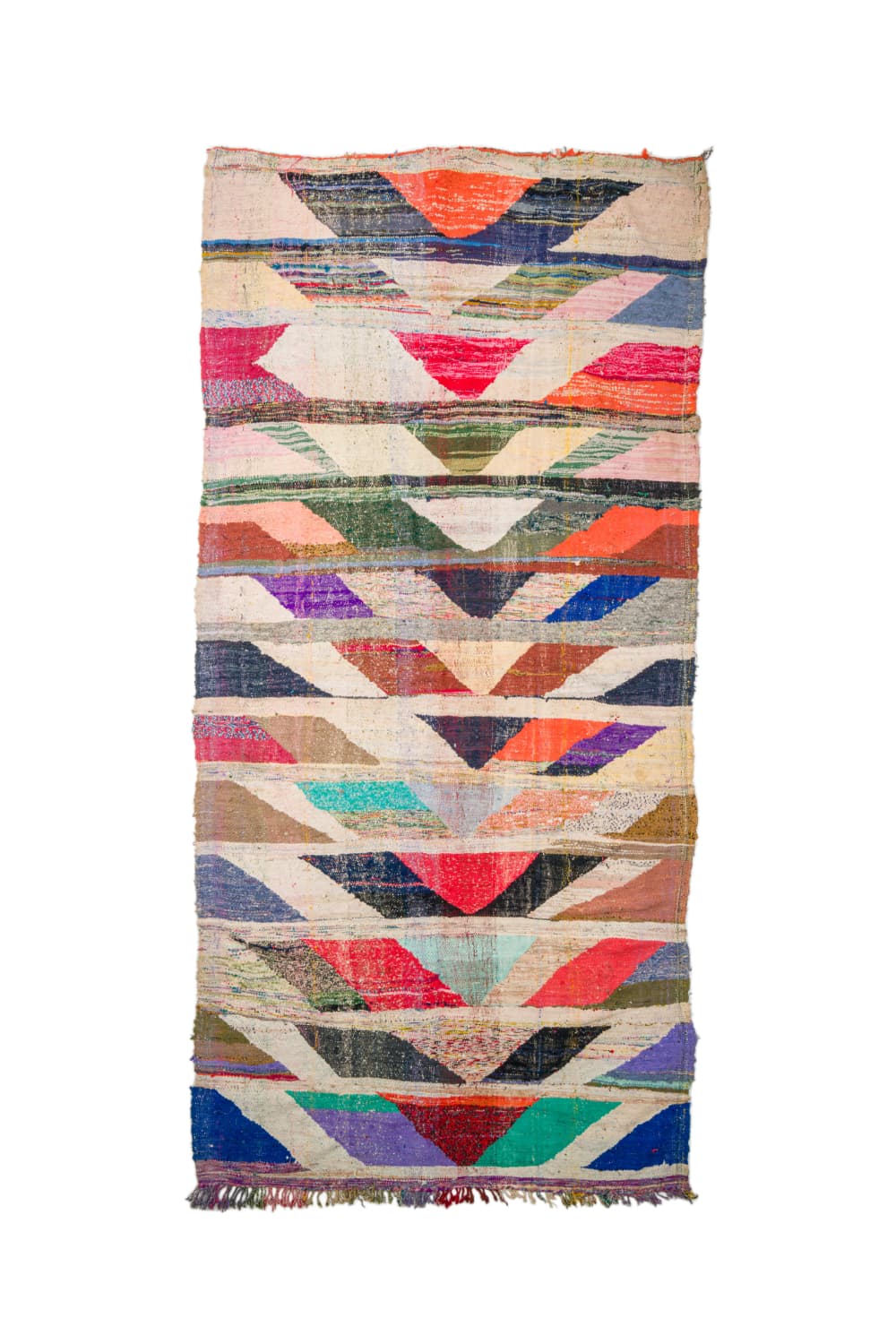 Marokkansk Boucherouite-teppe 165 x 350 cm (Størrelse: 165 x 350 cm)