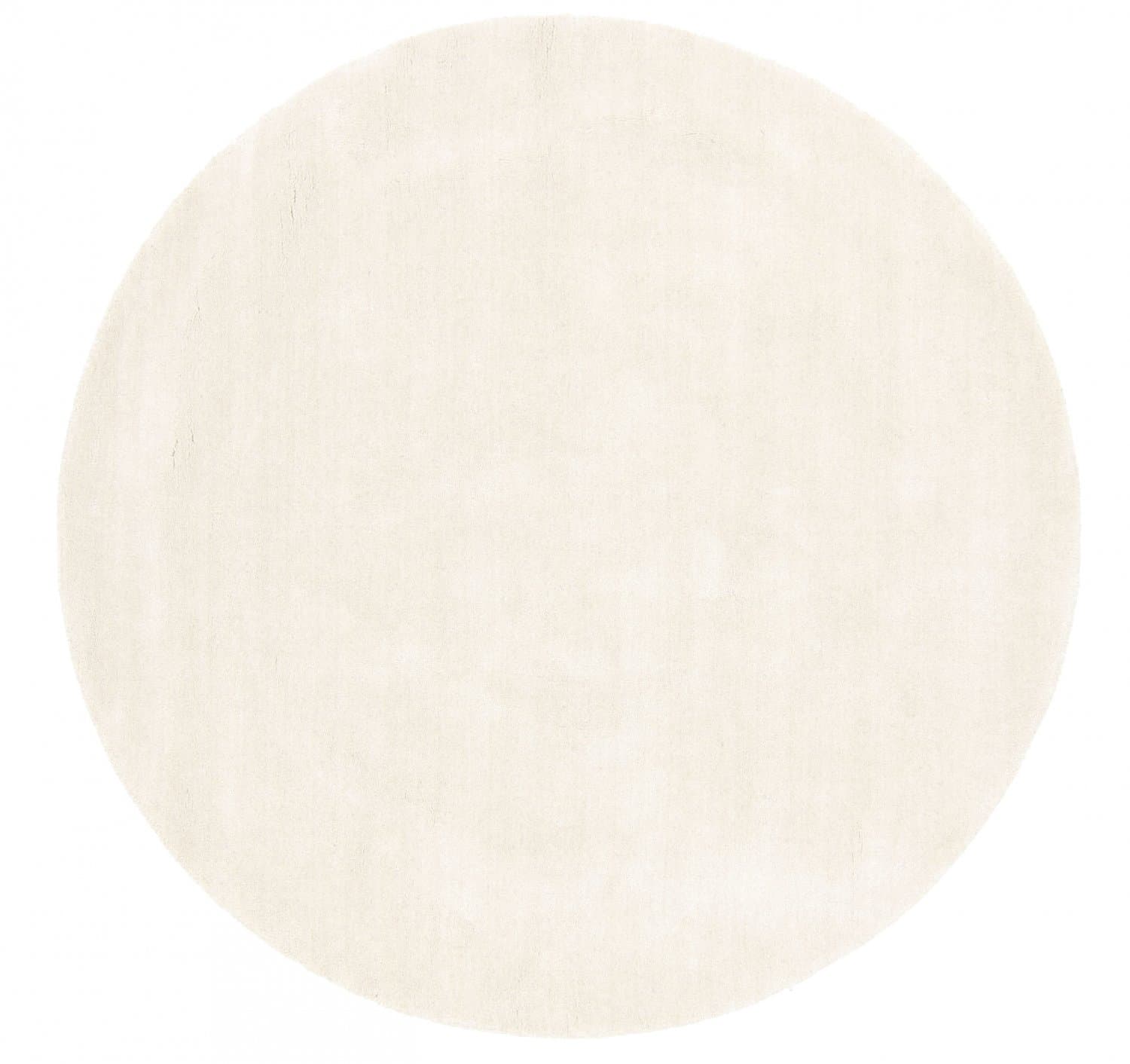 Runde tepper - Ella (creme) (Størrelse: Ø 200 cm)